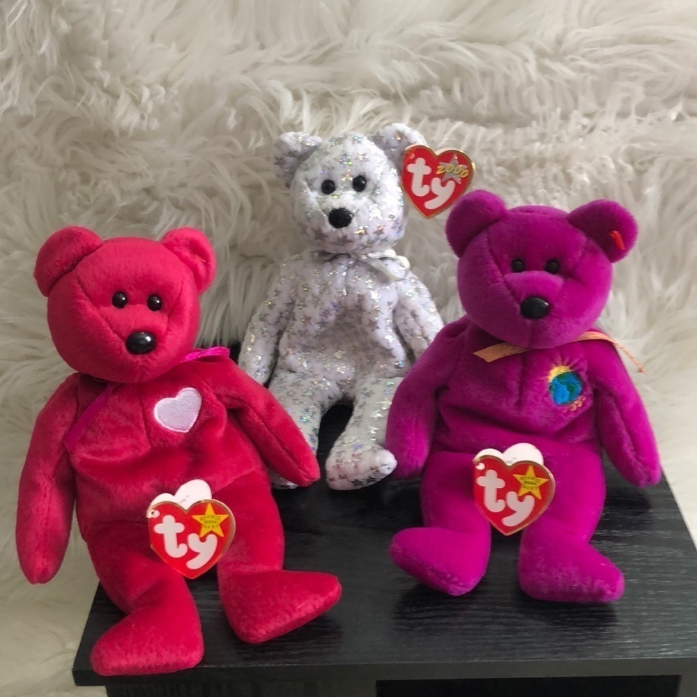 1999-2000 Ty Beanie Baby Valentina, The beginning, and Millennium